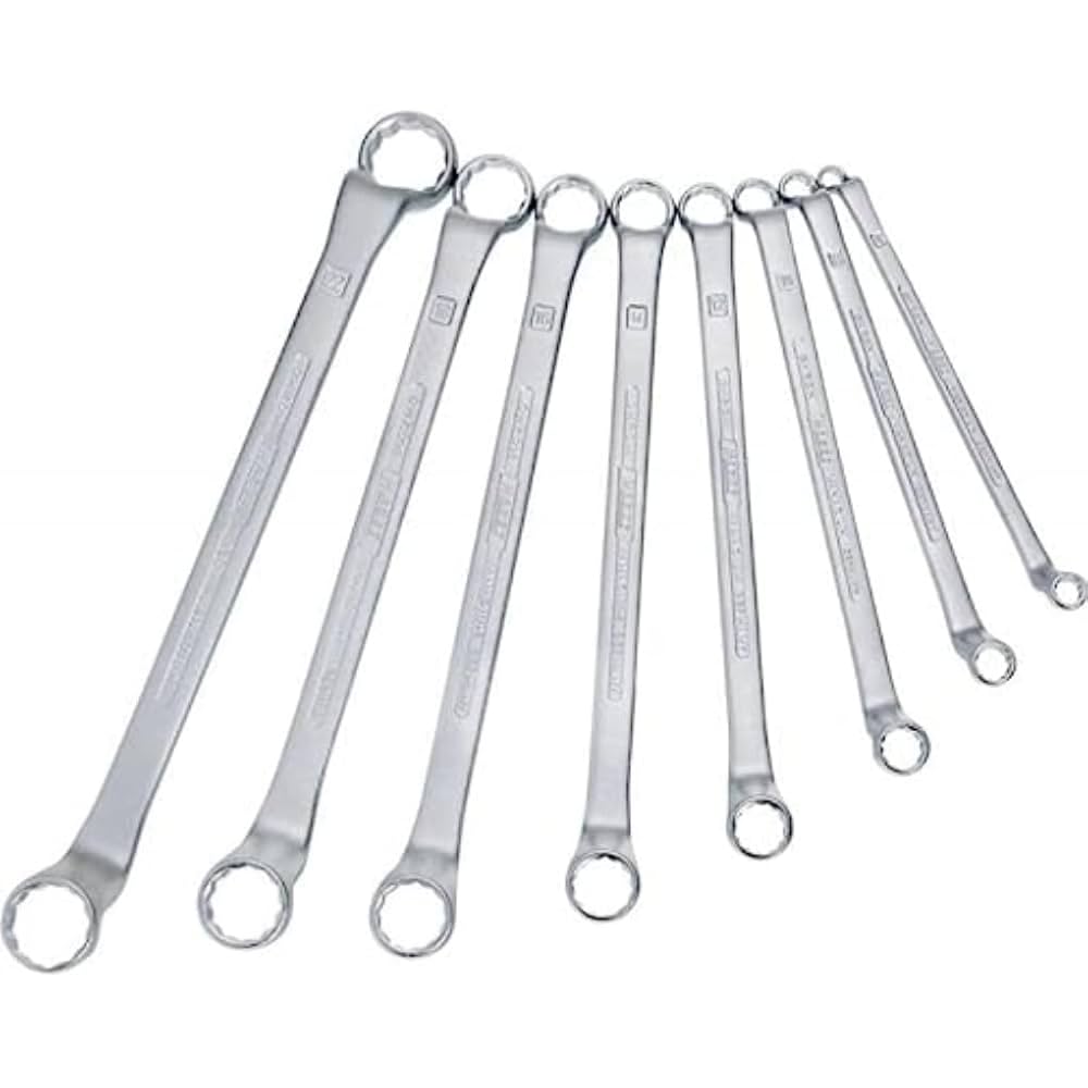 Hazet 630/12 Double Ring Wrench Set - Silver (12-Piece
